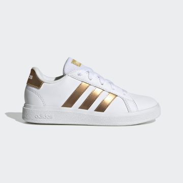 adidas Grand Court Sustainable Lifestyle Tennis Veterschoenen Cloud White / Cloud White / Matte Gold (GY2578)
