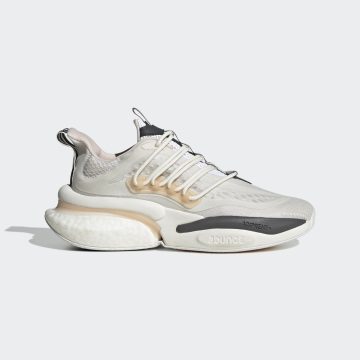 adidas Alphaboost V1 Sustainable BOOST Lifestyle Hardloopschoenen Cloud White / Wonder Quartz / Grey Five (HP6132)
