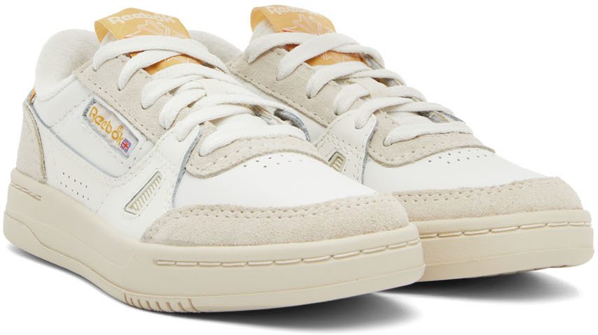 Reebok LT Court Schoenen Bright Ochre / Cloud White / Vector Red