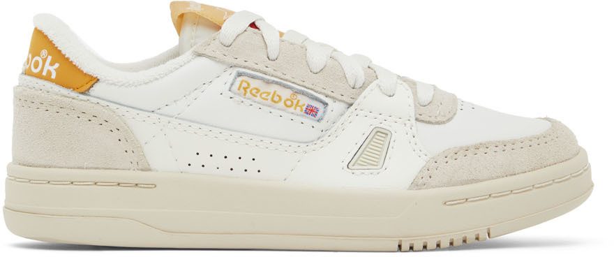 Reebok LT Court Schoenen Bright Ochre / Cloud White / Vector Red
