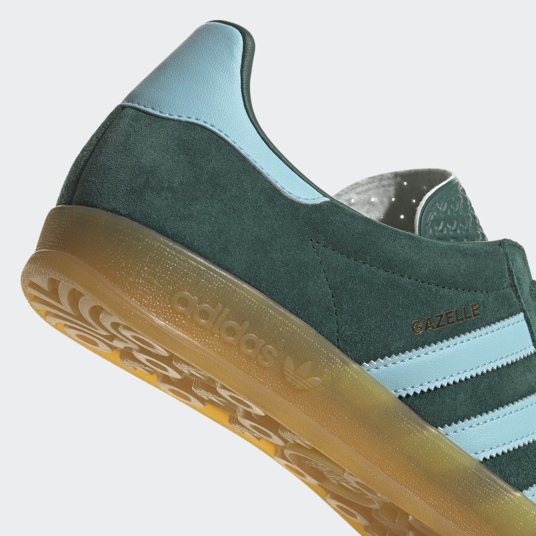 adidas Gazelle Indoor Collegiate Green / Hazy Sky / Victory Gold (IG9979)