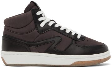 rag & bone White Retro Court Mid Sneakers (WFF22FF012AN12)