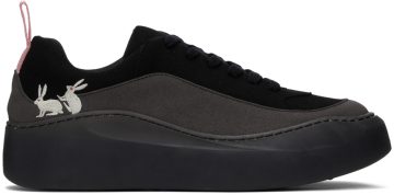 Carne Bollente Black Road Strip Sneakers (FCBLUCLSK790A8)