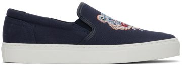 Kenzo Navy Kenzo Paris Tiger K-Skate Sneakers (FC55SN100F71)