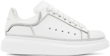 Alexander McQueen Off-White & Silver Oversized Sneakers (708750WIBNV)