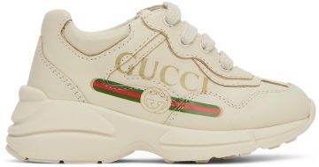 Gucci Baby Off-White Rhyton Sneakers (579317 DRW00)