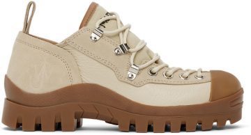 JW Anderson Beige Hiking Low-Top Sneakers (ANW38002A 15057)