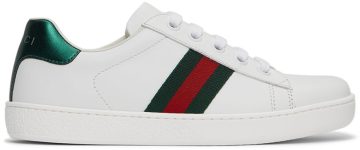 Gucci Kids White Ace Sneakers (433148 CPWE0)