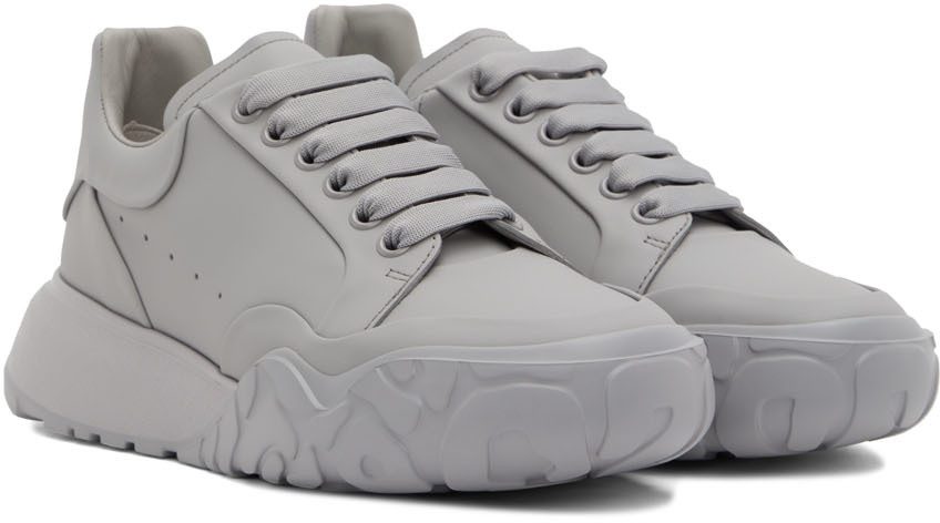 Alexander McQueen Gray New Court Sneakers (705182WICD3)