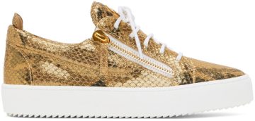 Giuseppe Zanotti Gold Snake Frankie Sneakers (RU20004-92888)