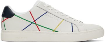 PS by Paul Smith White Abstract Rex Sneakers (M2S-REX35-FLEA)
