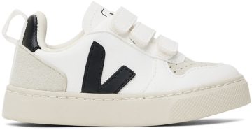 VEJA Baby Black & White V-10 Sneakers (CV0702565)