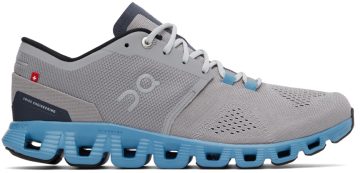 On Gray Cloud X Sneakers (40.99038)