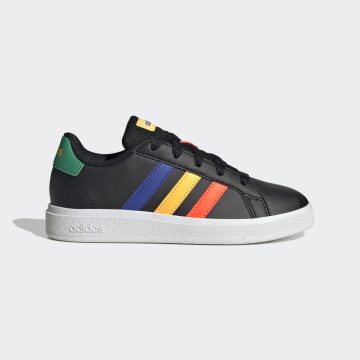 adidas Grand Court Lifestyle Tennis Lace-Up Core Black / Lucid Blue / Court Green (HP8909)