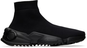 Salvatore Ferragamo Black Sock Sneakers (737231 02C647001)
