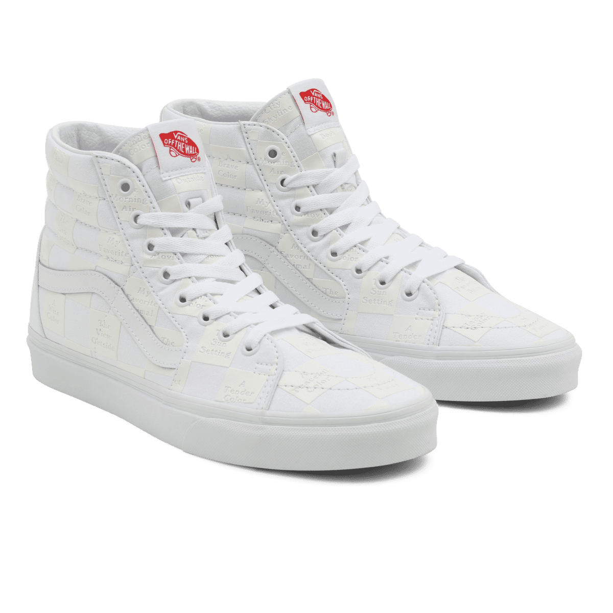 VANS Diy Checkerboard Sk8-hi Wit (VN0A5KRH8AX)