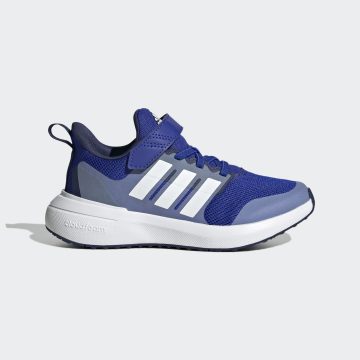 adidas Fortarun 2.0 Cloudfoam Sport Running met Elastische Veters en Klittenband Lucid Blue / Cloud White / Blue Fusion (HP5452)