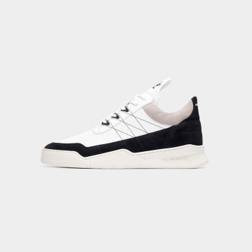 Filling Pieces Low Top Ghost Tweek White / Black