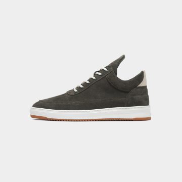 Filling Pieces Low Top Ripple Suede Green