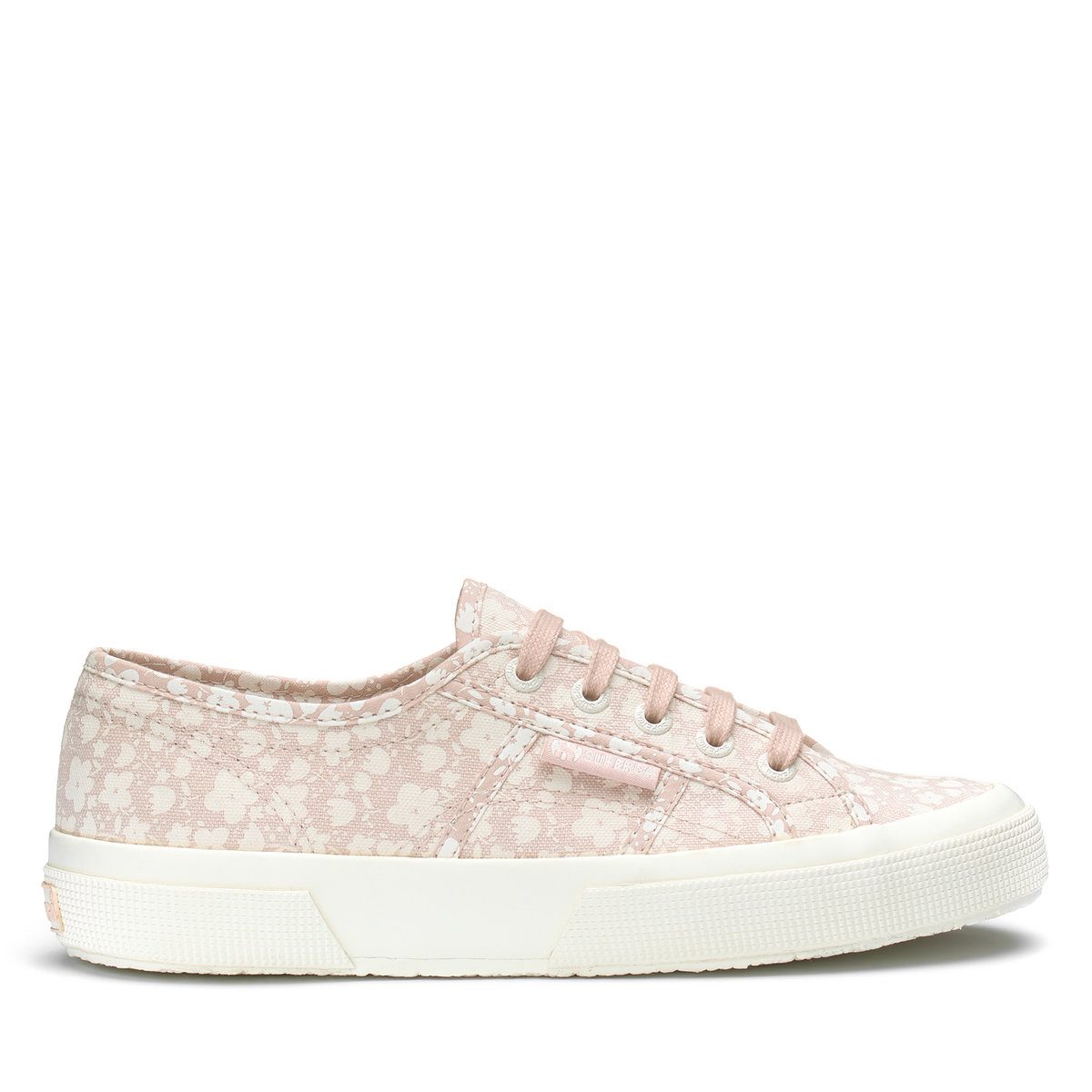 Superga Sneaker da donna low 2750 Little Flower Embroidery, Navy Fuchsia Pink Blue Flowers S1181kw Aez, 41 EU
