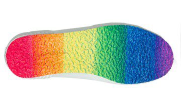 Rainbow Superga 2750 Pride Backstrap White Multicolour (S26272)