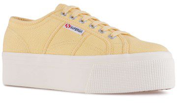 Superga 2790 Linea Up Down Beige Gomme Yellow (S29109)