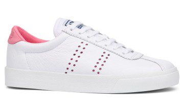 Superga 2843 Superga Sport Club S Chromapeek White Pink Candy (S28062)