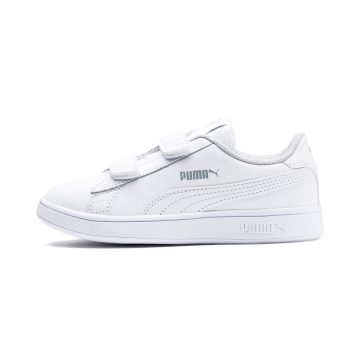 Puma Smash v2 Leather sportscchoenen Wit (365173-02)