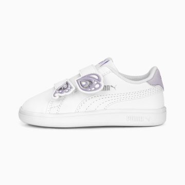 Puma Smash v2 Butterfly AC Zilver/Wit (388462-04)