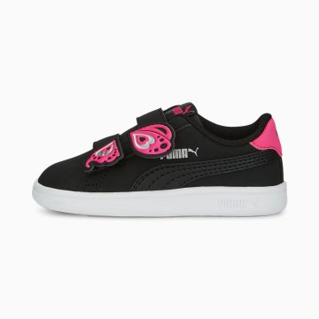 Puma Smash v2 Butterfly AC Zilver/Roze/Zwart (388462-05)