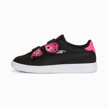 Puma Smash v2 Butterfly AC Zilver/Roze/Zwart (388461-05)
