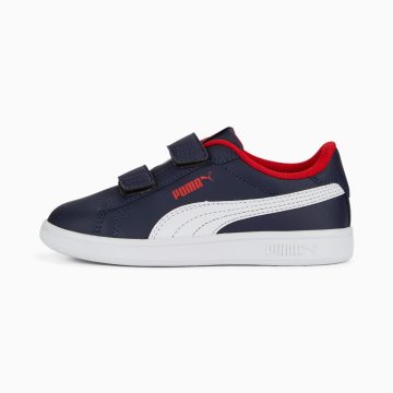 Puma Smash 3.0 Leather V Wit/Blauw/Rood (392033-04)