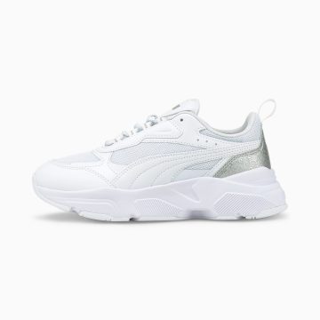 Puma Cassia Distressed Zilver/Wit (387645-02)