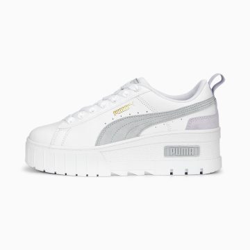 Puma Mayze Wedge Pastel Wit/Grijs (388566-04)