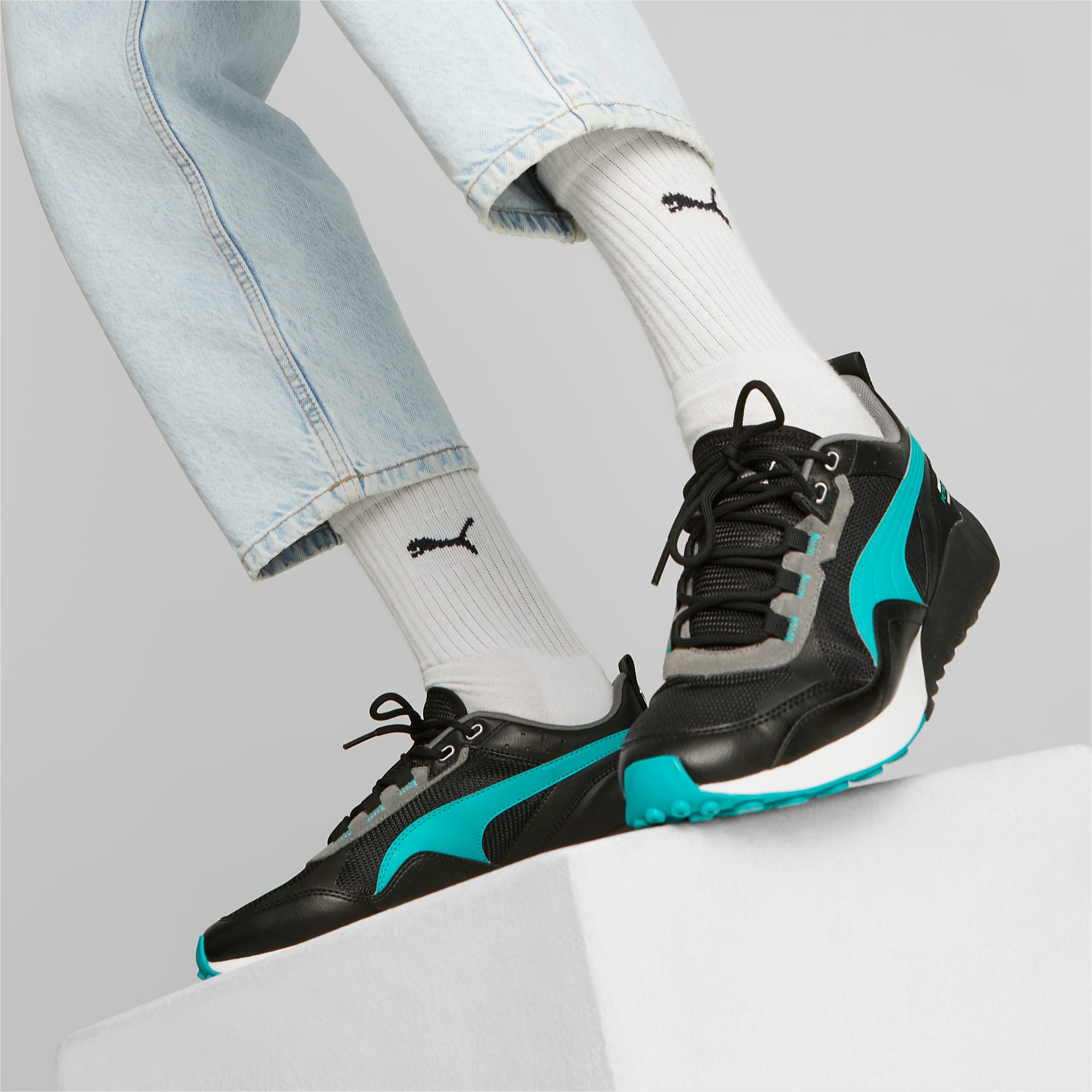 Puma Mercedes-AMG Petronas Motorsport SPEEDFUSION 2 Zwart/Groen (307478-02)