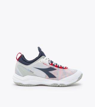 Diadora Speed Blushield Fly 4 + Ag White / Blue Corsair / Fiery Red (101.179507_D0274)