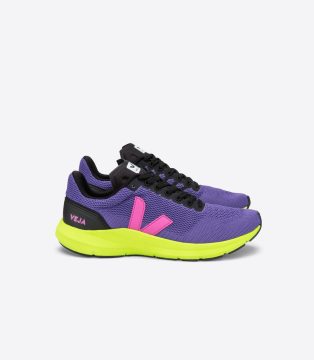 Veja MARLIN LT V-KNIT PURPLE ULTRAVIOLET JAUNE FLUO (LT1002651)