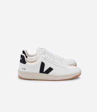 Veja V-12 B-MESH WHITE BLACK WHITE (XD012165)
