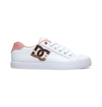 DC Shoes Chelsea Plus SE white/pink stencil (ADJS300235-WPS)