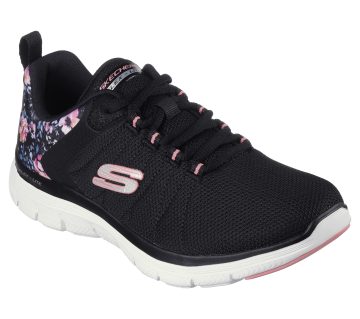 Skechers FLEX APPEAL 4.0 – LET IT BLOSSOM – Zwart / Multi (149586-BKMT)