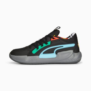 Puma Court Rider Chaos Black basketbalschoenen Zwart (378265-01)