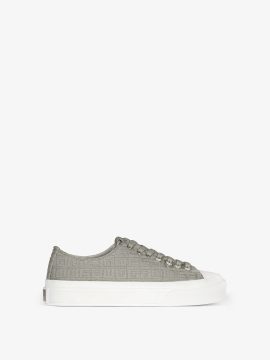 Givenchy City sneakers in 4G embroidered canvas (BE001NE1KF-098)