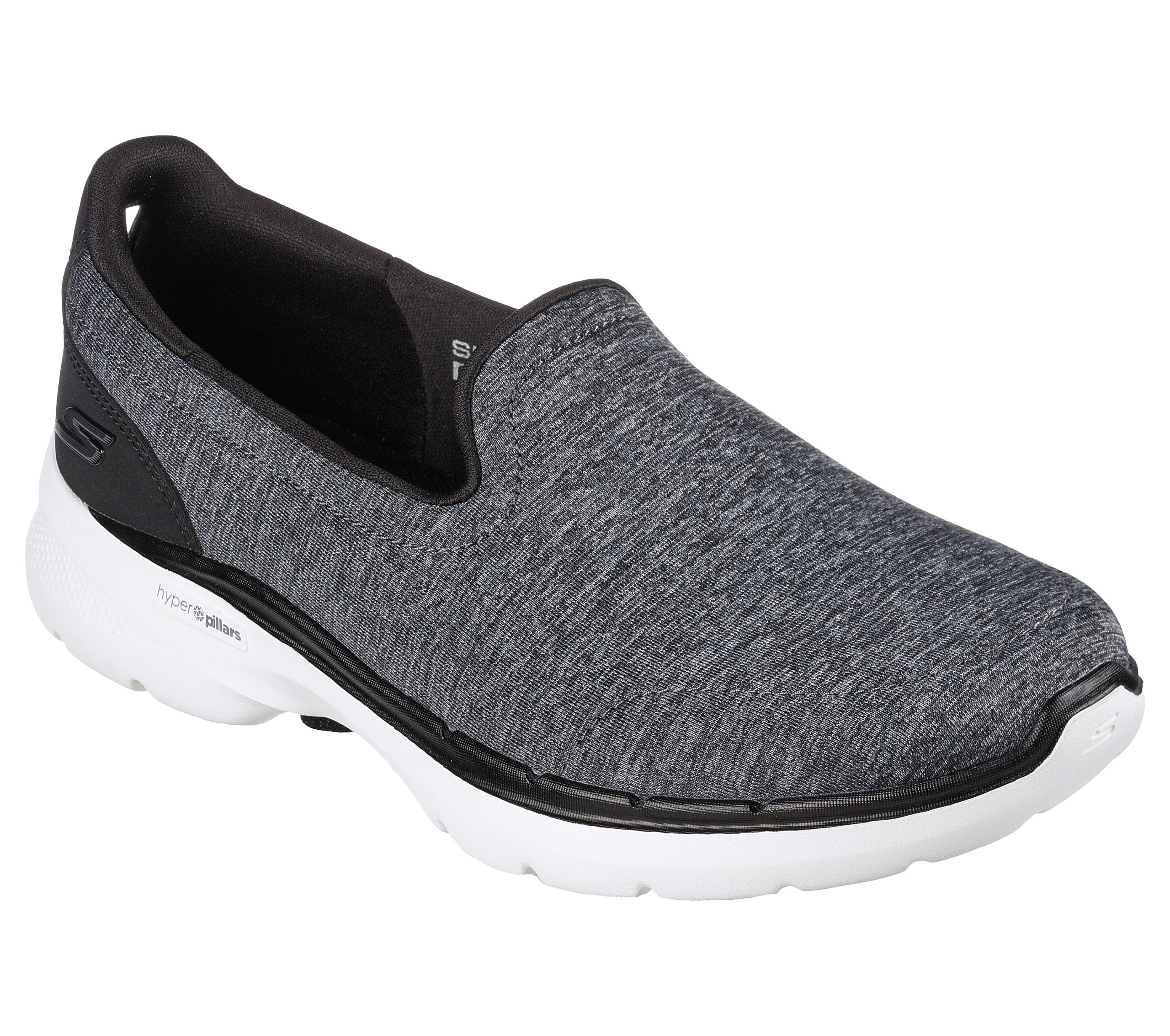 Skechers Skechers GOwalk 6 – Grand Horizon – Zwart / Wit (124507-BKW)