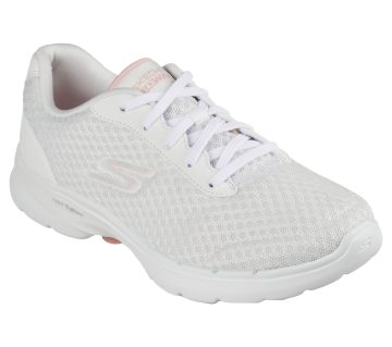Skechers Skechers GO WALK 6 – Iconic Vision – Wit / Roze (124514-WPK)