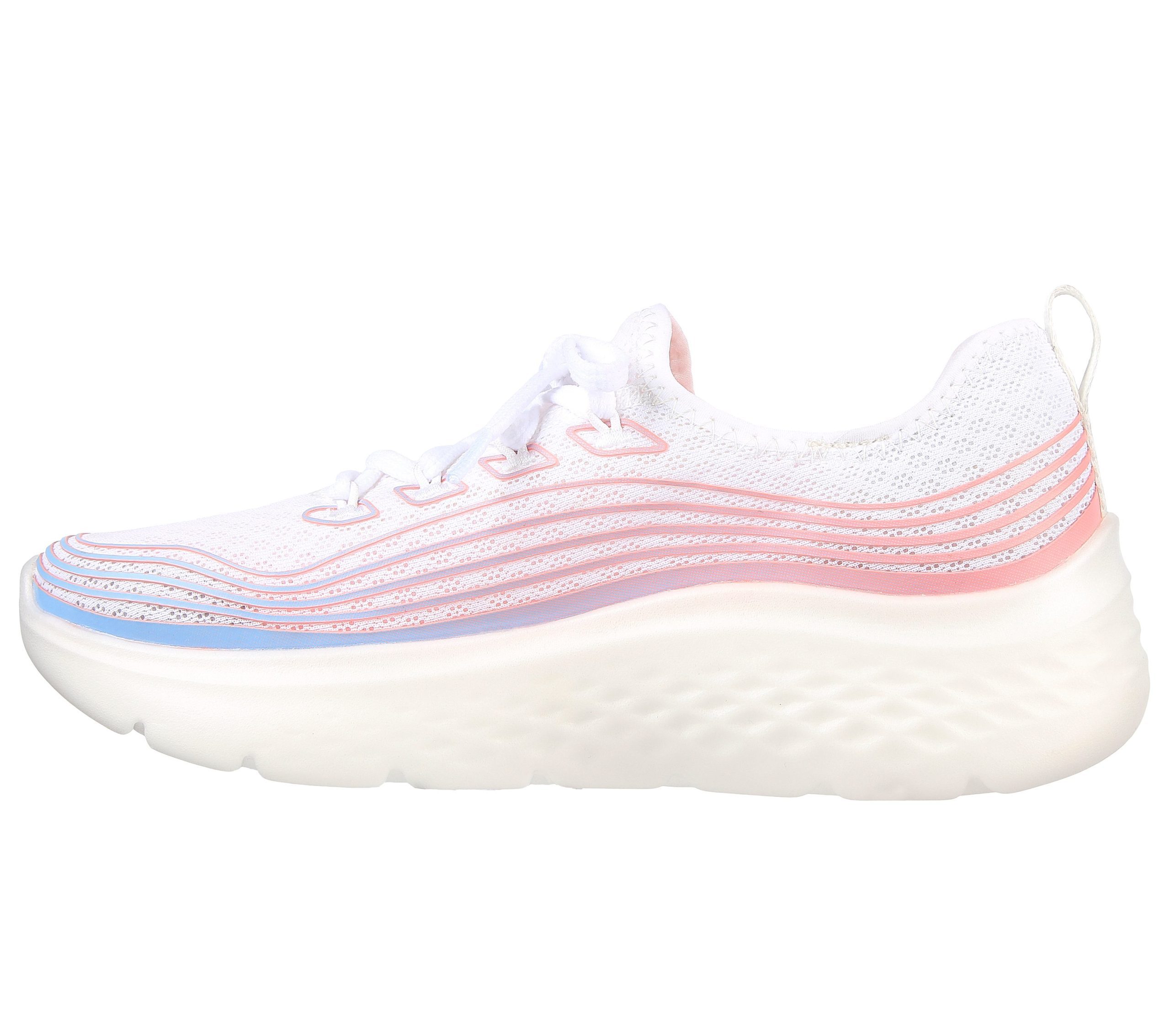 Skechers GO WALK Hyper Burst – Valar – Wit / Multi (124599-WMLT)