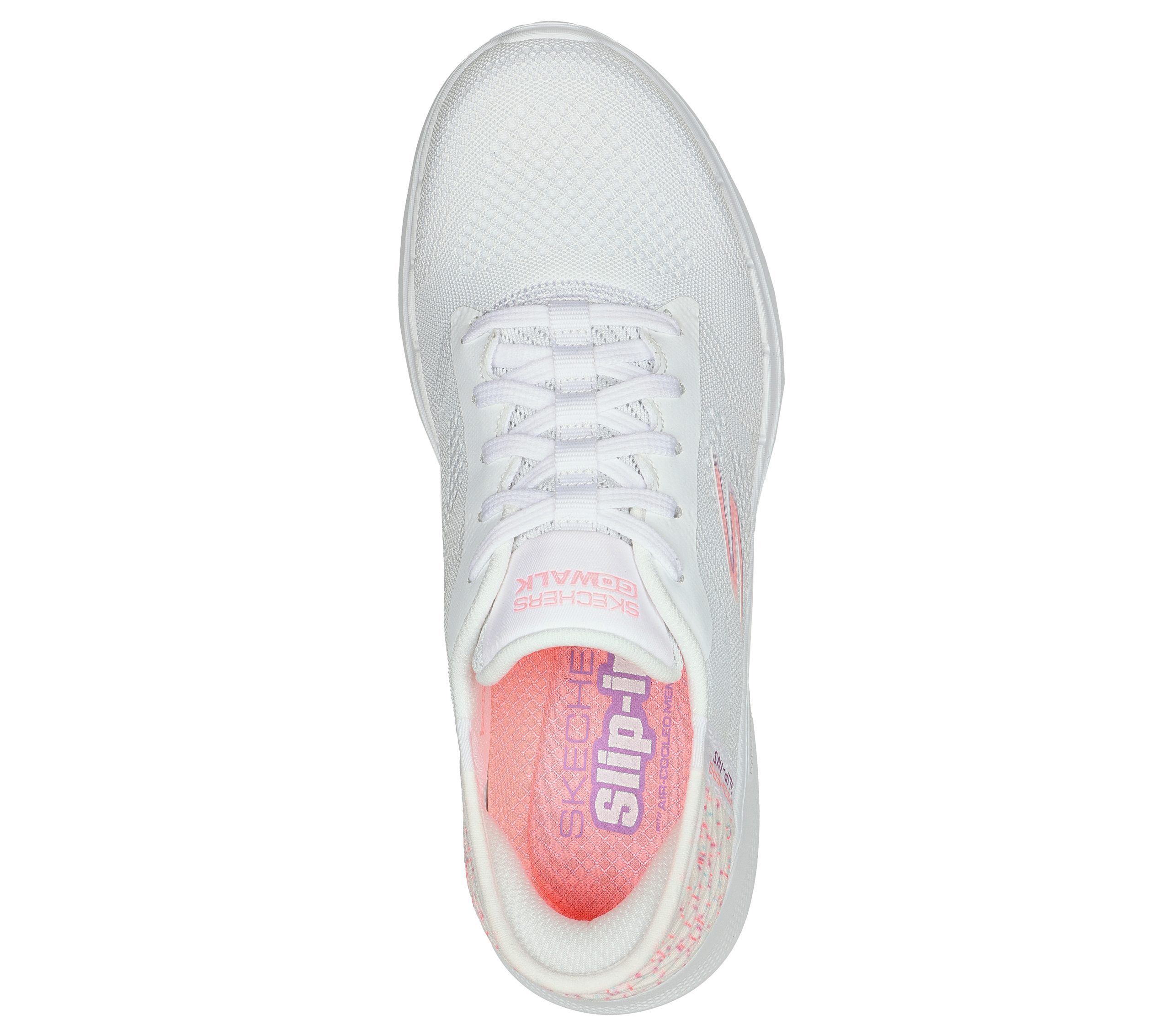 Skechers Skechers Slip-Ins: GO WALK 6 – Vivid Idea – Wit / Multi (124627-WMLT)