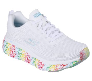 Skechers JGoldcrown: Max Cushioning Elite – Live to Love – Wit / Multi (128557-WMLT)