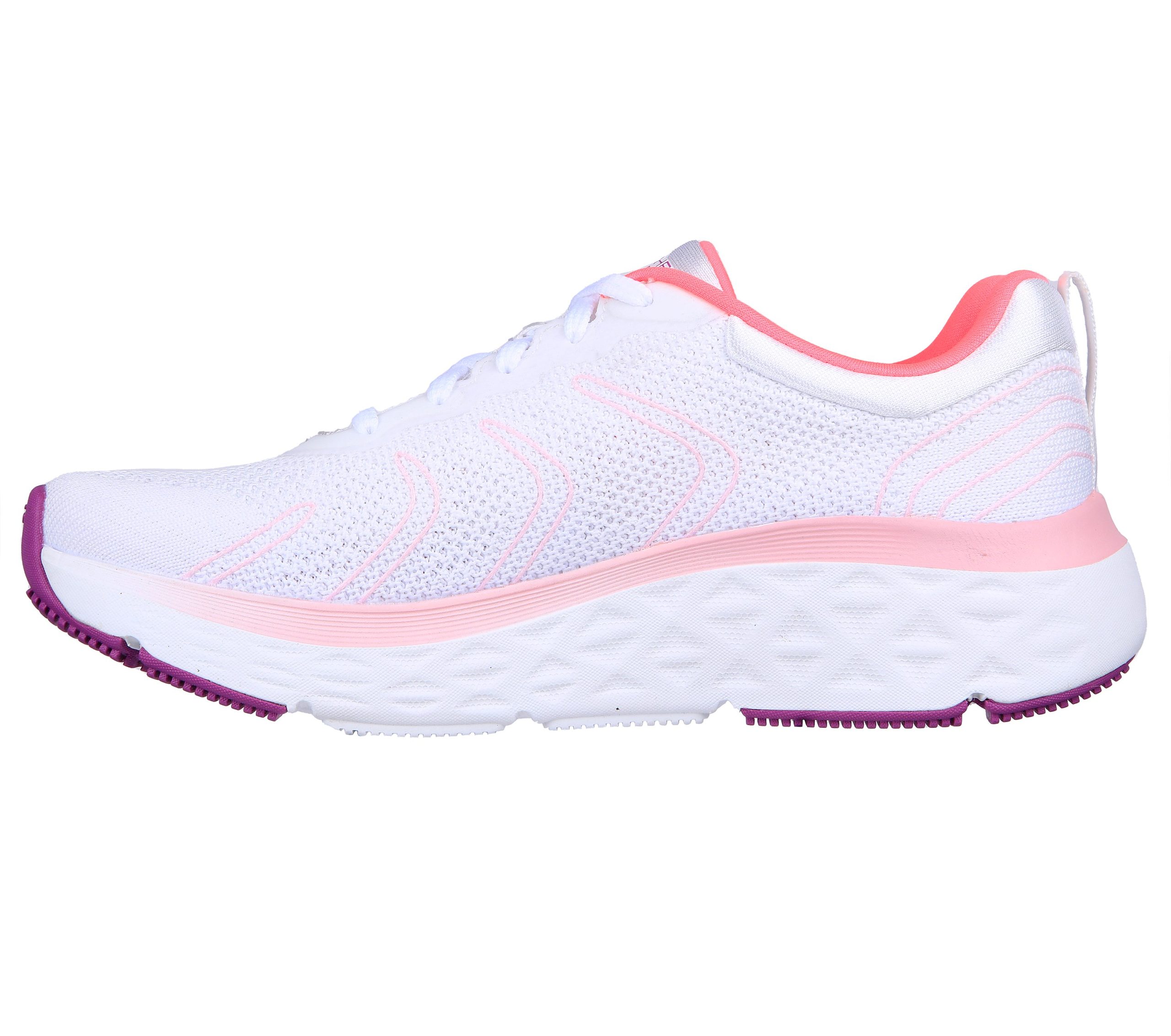 Skechers Skechers Max Cushioning Delta – Wit / Koraal (129120-WCRL)