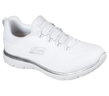 Skechers Summits – Fast Attraction – Wit / Zilver (149036-WSL)