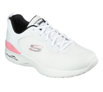 Skechers Skech-Air Dynamight – Radiant Choice – Wit / Zwart / Roze (149346-WBPK)